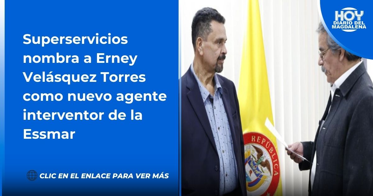 Nuevo Agente Interventor De Essmar Con El Reto De Corregir Los