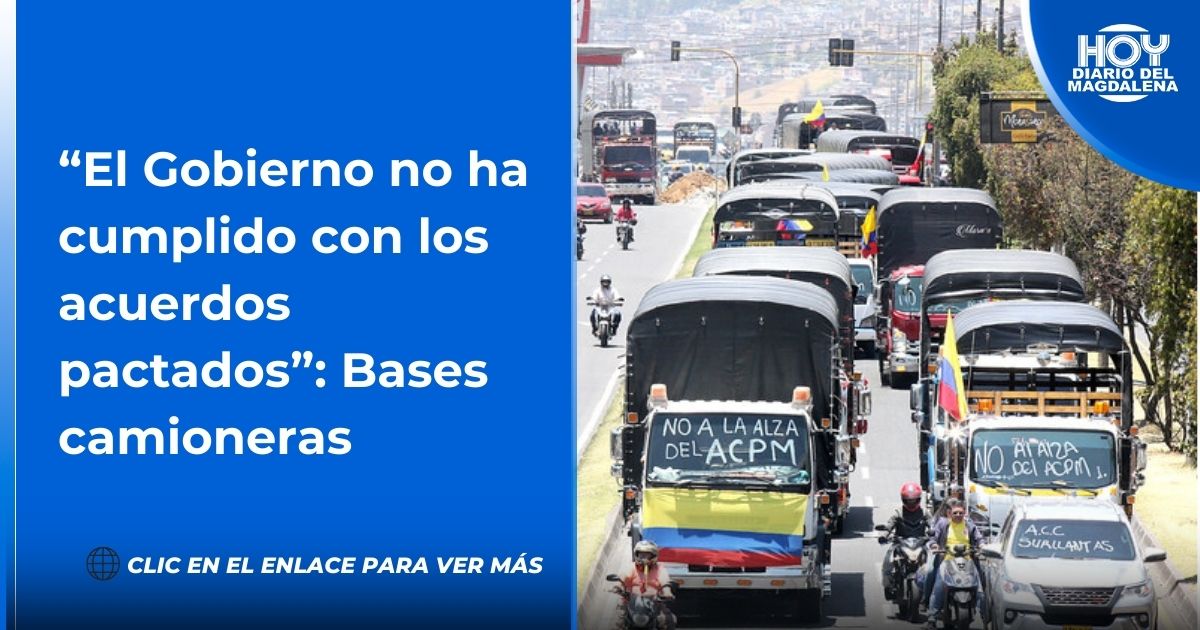 El Gobierno No Ha Cumplido Con Los Acuerdos Pactados Bases