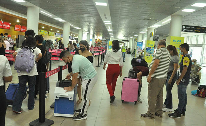 CAYÓ EL TRANSPORTE AÉREO