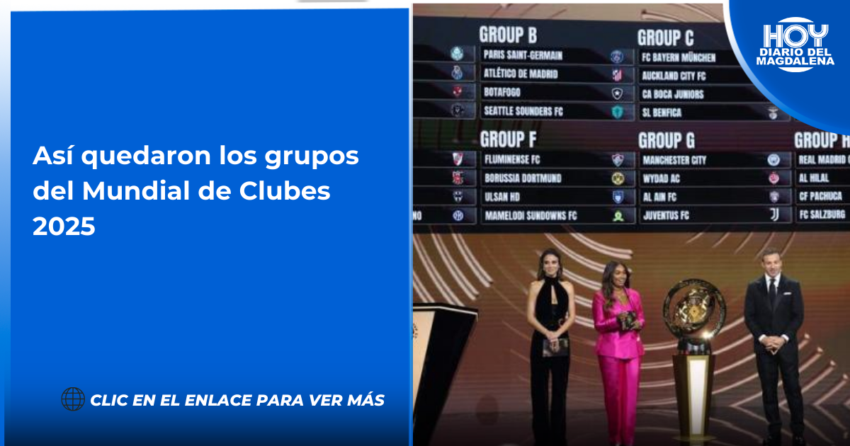 Así quedaron los grupos del Mundial de Clubes 2025 HOY DIARIO DEL